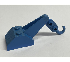 LEGO Blu Slope 45° 2 x 3 x 1.3 Double with Blue Hook