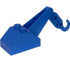 LEGO Blue Slope 45° 2 x 3 x 1.3 Double with Blue Hook