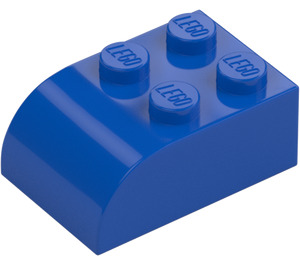 LEGO Blue Slope Brick 2 x 3 with Curved Top (6215)