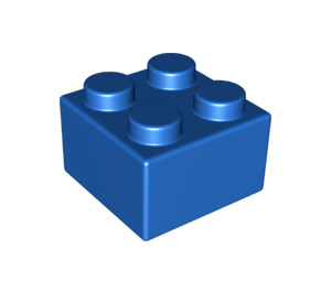 LEGO Blauw Soft Steen 2 x 2 (50844)