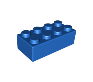 LEGO Blau Soft Backstein 2 x 4 (50845)