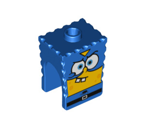 LEGO Blue SpongeBob SquarePants Head with Super Hero Outfit (12007 / 97485)