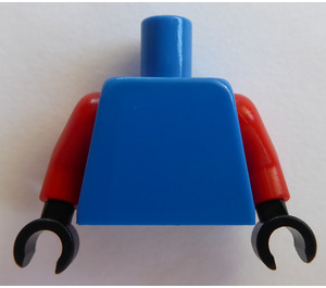 LEGO Blå Sports Minifigur Overkropp (973 / 73403)