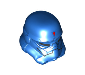 LEGO Blauw Stormtrooper Helm met Special Forces Rood mark (14703 / 30408)