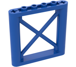 LEGO Blauw Support 1 x 6 x 5 Draagbalk Rectangular (64448)