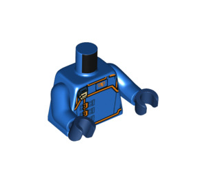 LEGO Blue Syril Karn Minifig Torso (973 / 76382)