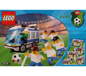 LEGO Blau Team Bus 3405 Packaging
