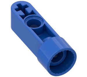 LEGO Blue Technic Beam 3.8 x 1 Beam with Click Rotation Ring Socket (41681)