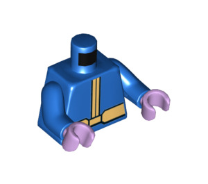 LEGO Blå Thanos med Korta ben Minifigur Kropp (973 / 76382)