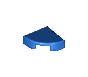 LEGO Bleu Tuile 1 x 1 Trimestre Cercle (25269 / 84411)