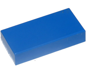 LEGO Blue Tile 1 x 2 without Groove (3069)