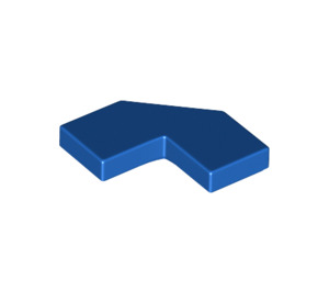 LEGO Blue Tile 2 x 2 Corner with Cutouts (27263)