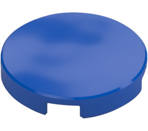 LEGO Blue Tile 2 x 2 Round with Bottom Stud Holder (14769)