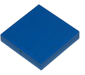 LEGO Blue Tile 2 x 2 without Groove (3068)