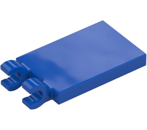 LEGO Blauw Tegel 2 x 3 met Horizontaal Clips ('U'-clips) (30350)