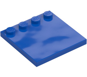 LEGO Blue Tile 4 x 4 with Studs on Edge (6179)