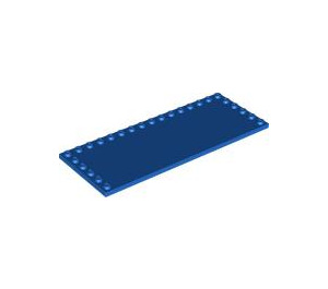 LEGO Blue Tile 6 x 16 with Studs on 3 Edges (6205)