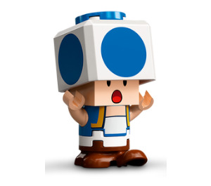 LEGO Blau Toad mit Surprised Gesicht Minifigur