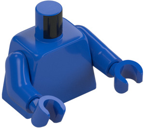 LEGO Blau Torso mit Arme und Hände (73403 / 76382)