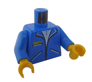 LEGO Bleu Torse avec Trois Pockets sur Jacket (973 / 76382)