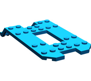 LEGO Blue Trailer Base 6 x 12 x 1.333 (30263)