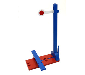 LEGO Blau Train Signal with Circuit Breaker Bar