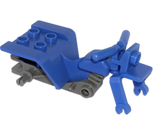 LEGO Blau Tricycle with Dark Gray Body