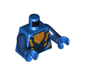 LEGO Blå Ultimate Clay (70330) Minifig Torso (973 / 76382)