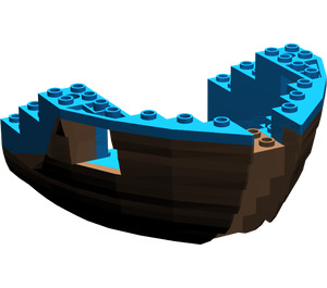 LEGO Blue Undetermined Boat Bow (6051)