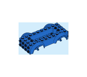 LEGO Blu Veicolo Base con Same Color Ruota Holders (11650 / 12622)