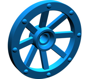 LEGO Blue Wagon Wheel Ø27 Small (2470)