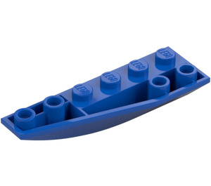 LEGO Sininen Kiila 2 x 6 Kaksinkertainen Käänteinen Vasen (41765)