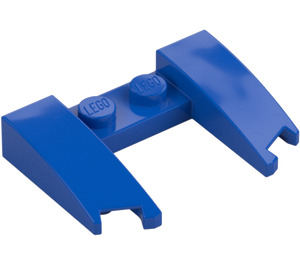 LEGO Blue Wedge 3 x 4 x 0.7 with Cutout (11291 / 31584)