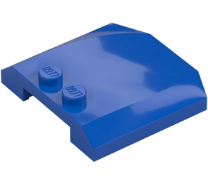 LEGO Blue Wedge 4 x 4 Curved (45677)