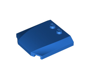 LEGO Blue Wedge 4 x 4 Curved (45677)