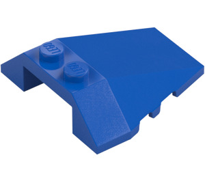 LEGO Blue Wedge 4 x 4 Triple with Stud Notches (48933)