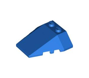 LEGO Blauw Wig 4 x 4 Drievoudig met noppen (48933)