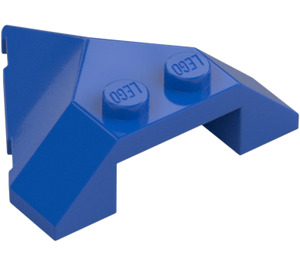 LEGO Blue Wedge 4 x 4 with Point (22391)