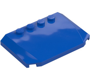 LEGO Blue Wedge 4 x 6 Curved (52031)