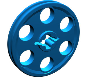 LEGO Blue Wedge Belt Wheel (4185 / 49750)