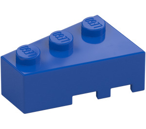 LEGO Blue Wedge Brick 3 x 2 Left (6565)