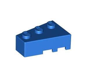 LEGO Blauw Wig Steen 3 x 2 Links (6565)