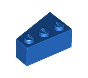 LEGO Blue Wedge Brick 3 x 2 Right (6564)