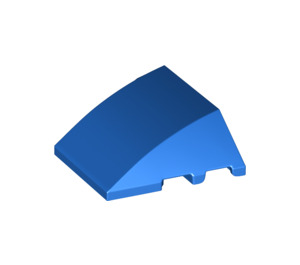 LEGO Blauw Wig Gebogen 3 x 4 Drievoudig (64225)