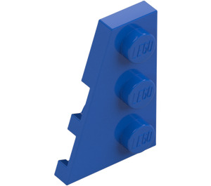 LEGO Blue Wedge Plate 2 x 3 Wing Left (43723)