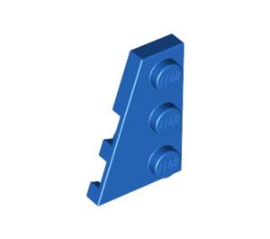 LEGO Blau Keil Platte 2 x 3 Flügel Links (43723)