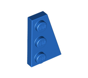 LEGO Blau Keil Platte 2 x 3 Flügel Recht  (43722)