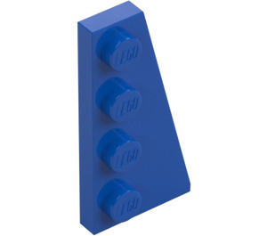 LEGO Blauw Wig Plaat 2 x 4 Vleugel Rechts (41769)