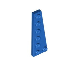 LEGO Blue Wedge Plate 2 x 6 Right (78444)