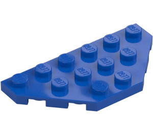 LEGO Blau Keil Platte 3 x 6 mit 45º Ecken (2419 / 43127)